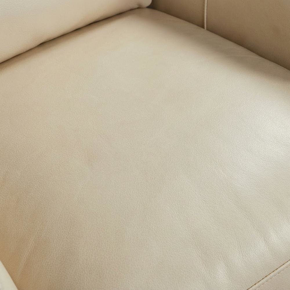 Pearl Glow Brown Manual Pushback Recliner with Comfortable Armrest