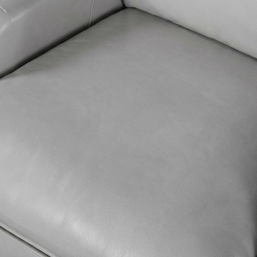 Grey Swivel Accent Chair with Traditional Design and Comfortable Seat