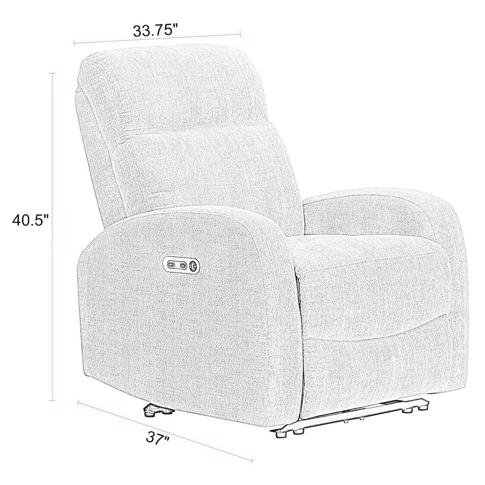 Tuscany - Whiskers Nature Power Reclining Sofa and 2 Recliners
