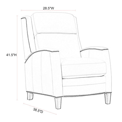 Vermont - Pearl Glow Power High Leg Recliner P2 - Power by FreeMotion