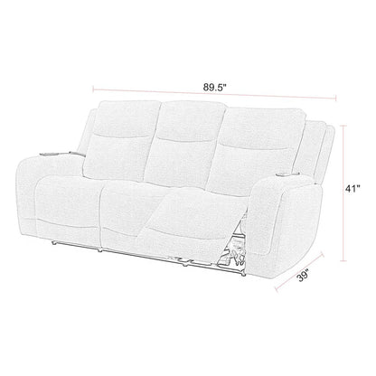Penfield - Frappe Power Reclining Sofa and Recliner