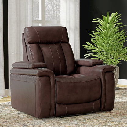 Royce - Fantom Brown Power Reclining Sofa and Two Recliners