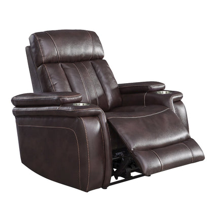 Royce - Fantom Brown Power Reclining Sofa and Two Recliners