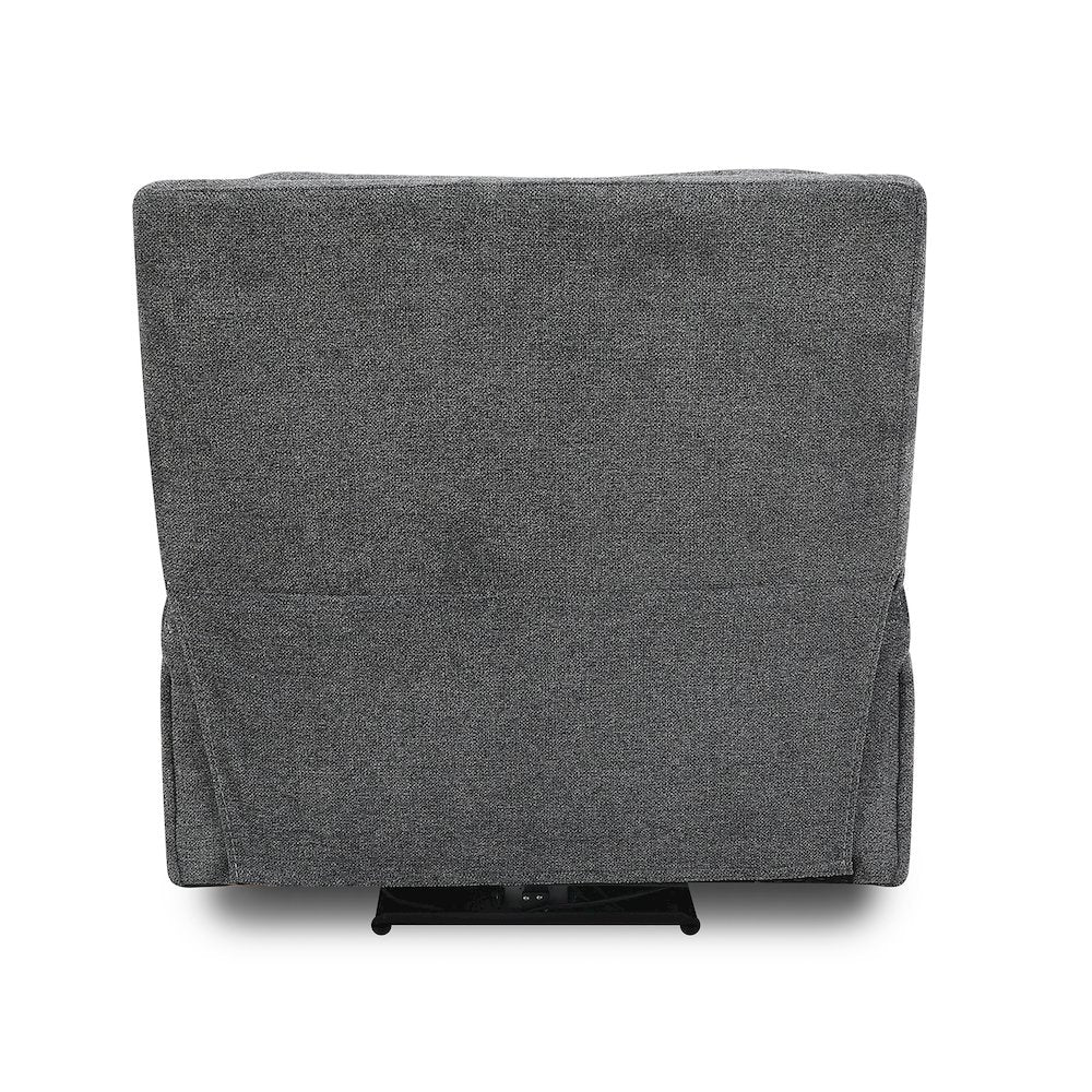 Polaris - Bizmark Grey Power Reclining Sofa and Two Recliners