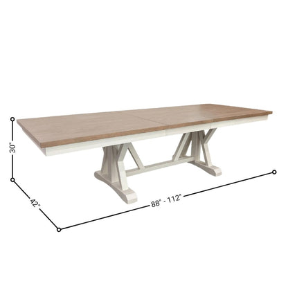 White 9 Piece Dining Table Set for 8 with Chairs, Elegant Dining Set