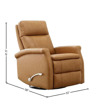 Beige Swivel Glider Recliner, Nursing Chair, Baby Glider Chair for Nursery