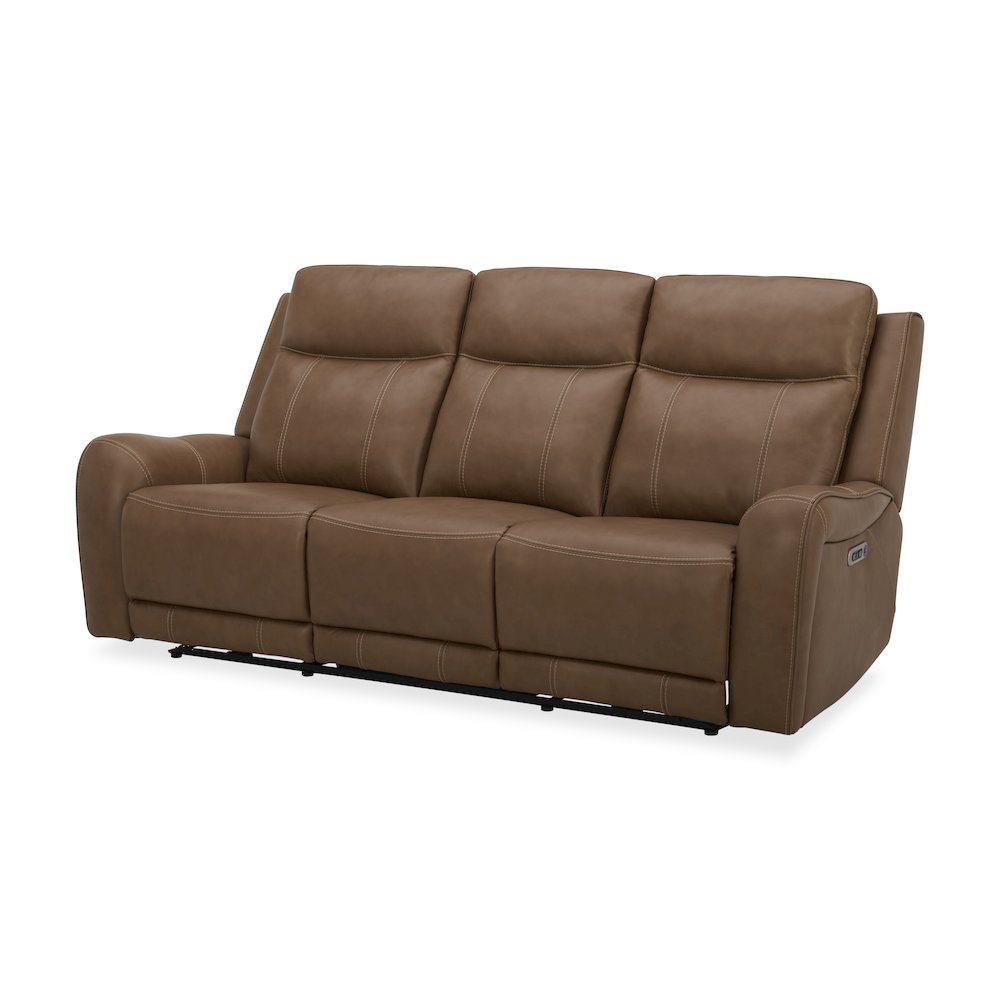 Haywood - Butternut Power Reclining Sofa Loveseat and Recliner