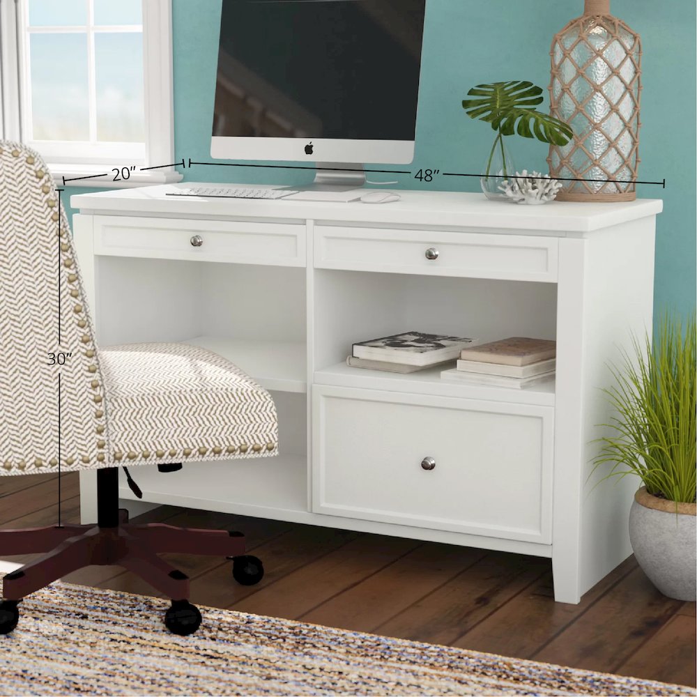 Boca L Shape Desk with Credenza and Lateral File