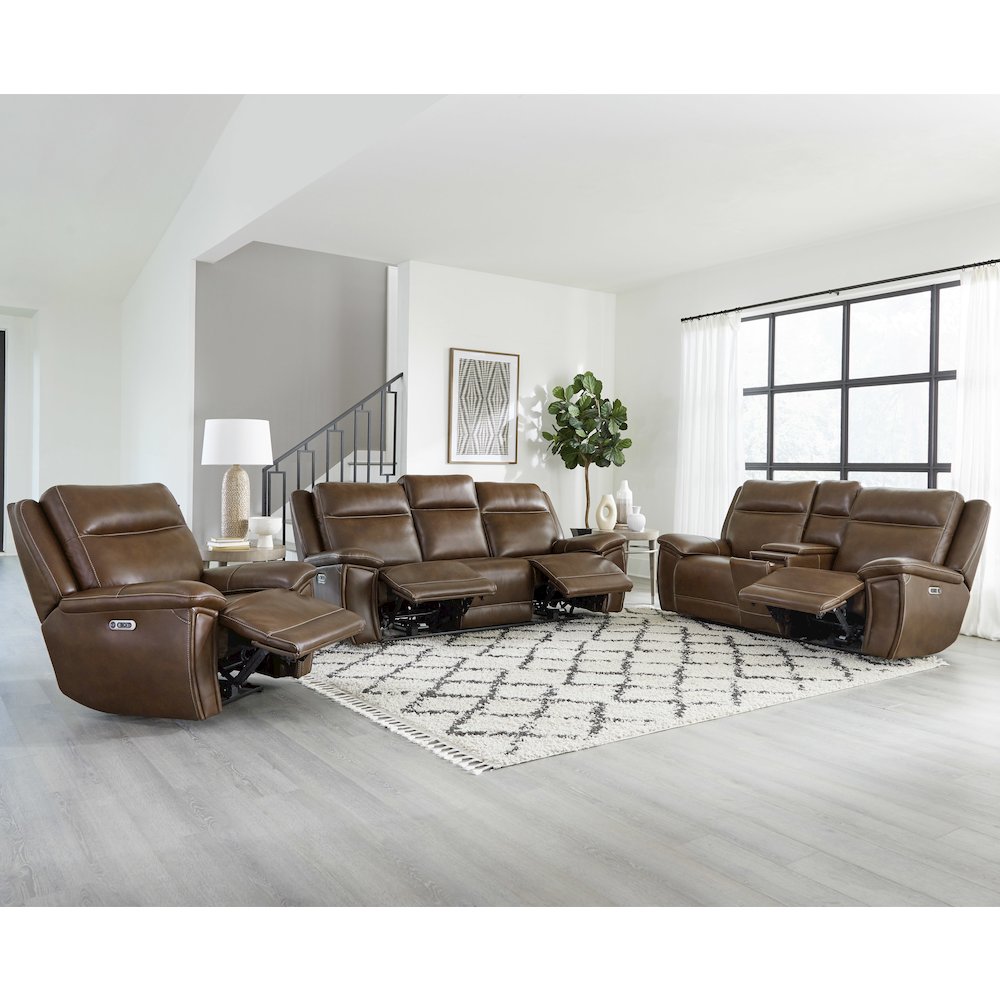 Jameson - Hickory Power Reclining Zero Gravity Sofa