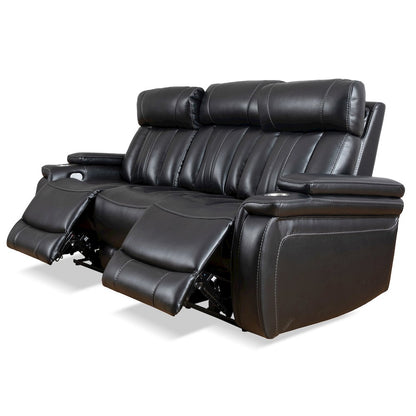 Royce - Midnight Power Reclining Sofa Loveseat and Recliner