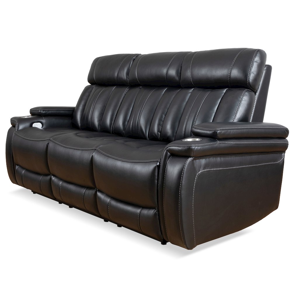 Royce - Midnight Power Reclining Sofa Loveseat and Recliner