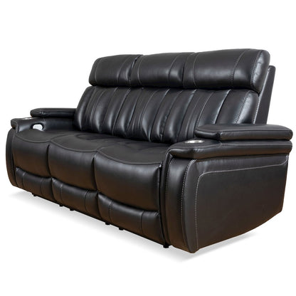 Royce - Midnight Power Reclining Sofa Loveseat and Recliner