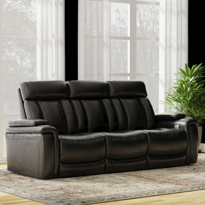 Royce - Midnight Power Reclining Sofa Loveseat and Recliner