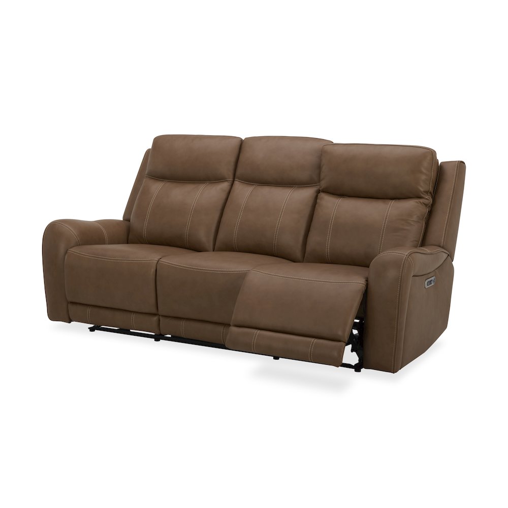 Haywood - Butternut Power Reclining Sofa Loveseat and Recliner