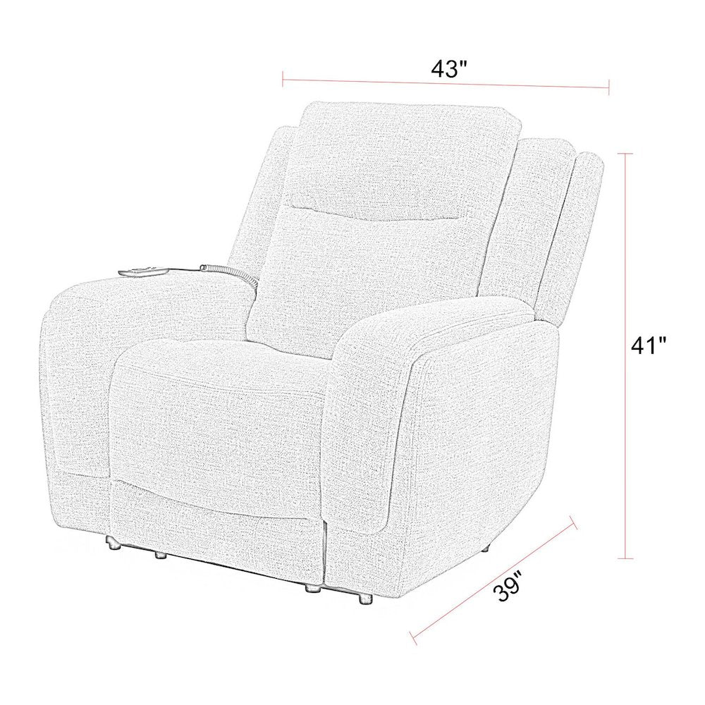 Penfield - Frappe Power Reclining Sofa and Recliner