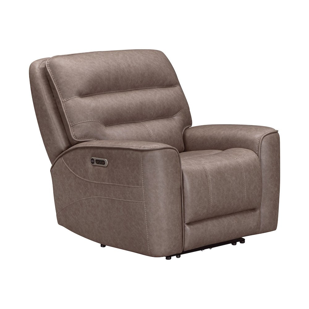 Lawson Sydney Brunette Zero Gravity Power Reclining Sofa Loveseat and Recliner