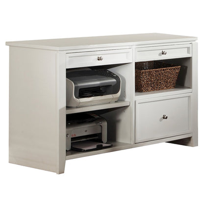 Boca L Shape Desk with Credenza and Lateral File