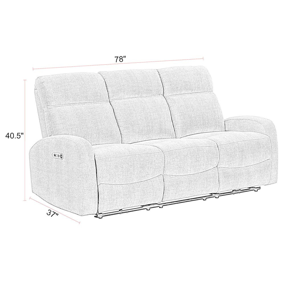 Tuscany - Whiskers Nature Power Reclining Sofa Loveseat and Recliner