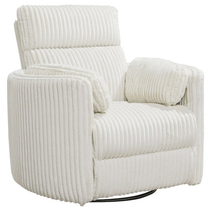 Radius - Mega Ivory Power Reclining Sofa Loveseat and Recliner
