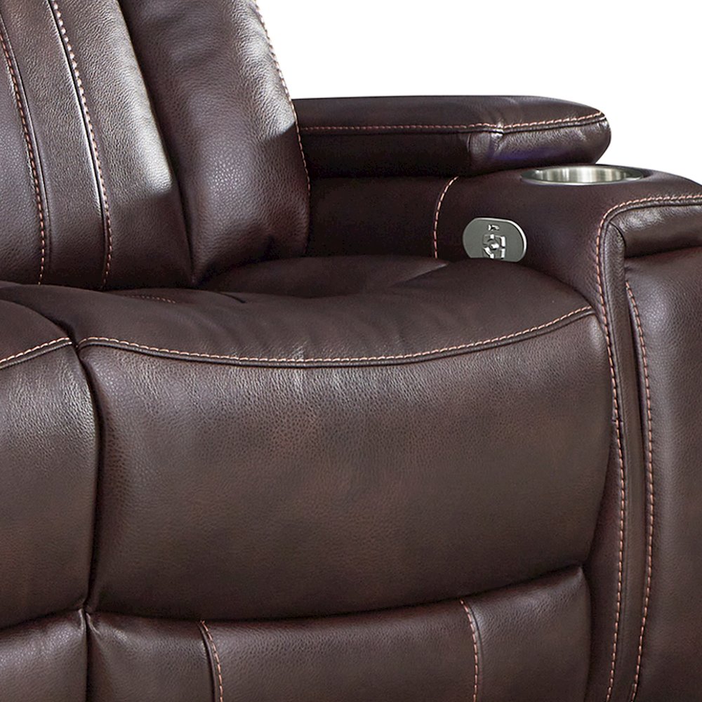 Royce - Fantom Brown Power Reclining Sofa and Two Recliners