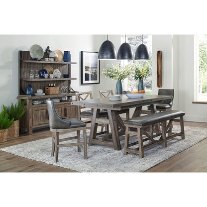 Lodge Dining Counter Height Extendable Dining Table