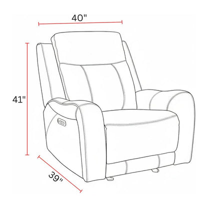 Haywood - Butternut Power Reclining Sofa Loveseat and Recliner