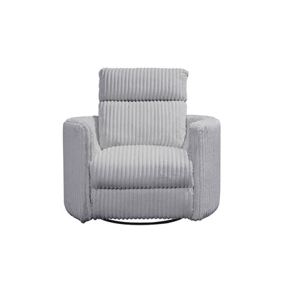 Radius - Mega Grey Power Reclining Sofa Loveseat and Recliner