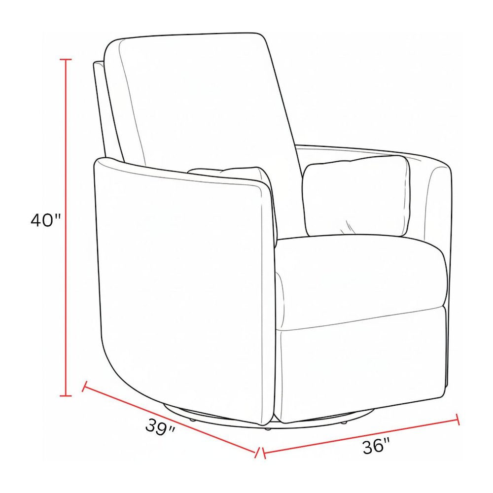 Turner Vincent Fog Manual Swivel Glider Recliner Two Pack