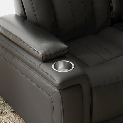 Royce - Midnight Power Reclining Sofa Loveseat and Recliner