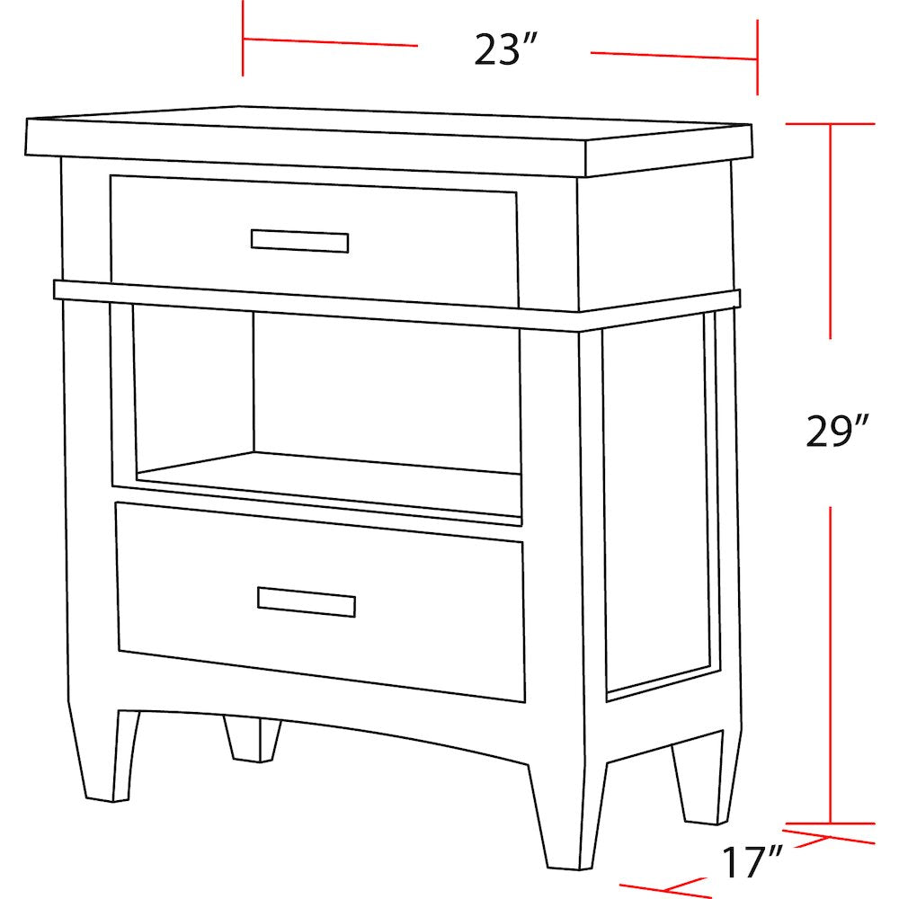 Modern Bedroom King Platform Bed 2 Nightstands and Dresser with Mirror