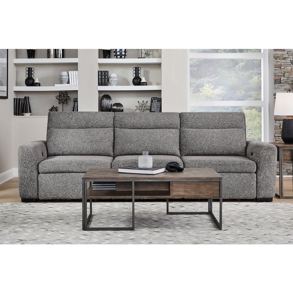 Kline Nightfall 3 Piece Modular Slider Sofa