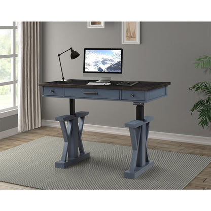 Parker House Americana Modern - Denim 56 In. Power Lift Desk