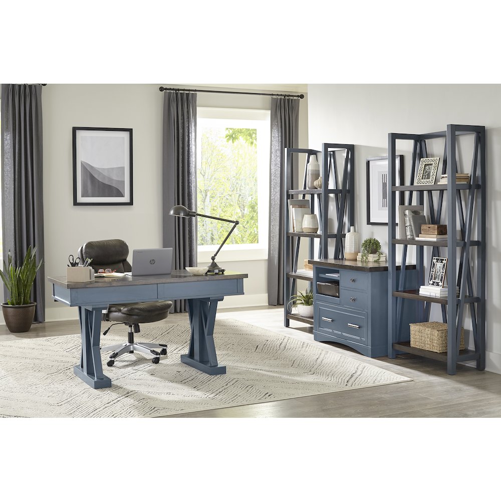 Parker House Americana Modern - Denim 56 In. Power Lift Desk