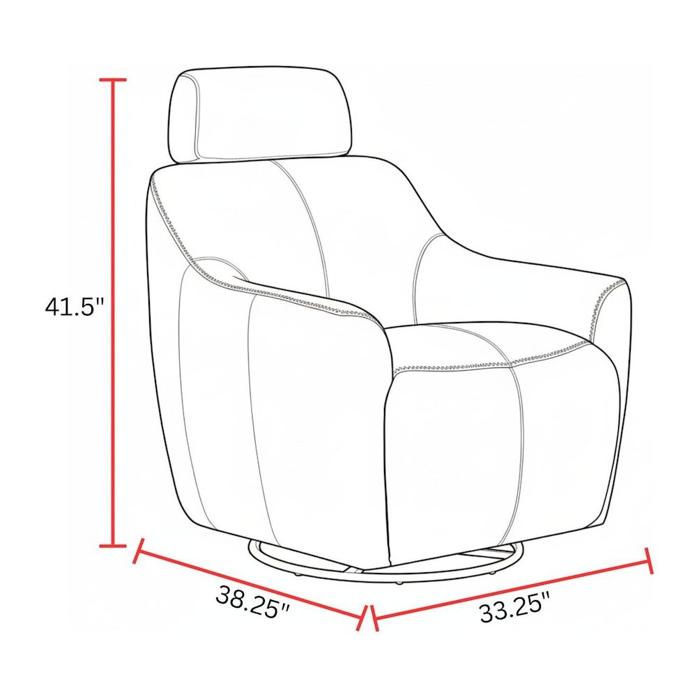 Miles Renaissance Cinnamon Swivel Gliding Accent Chair