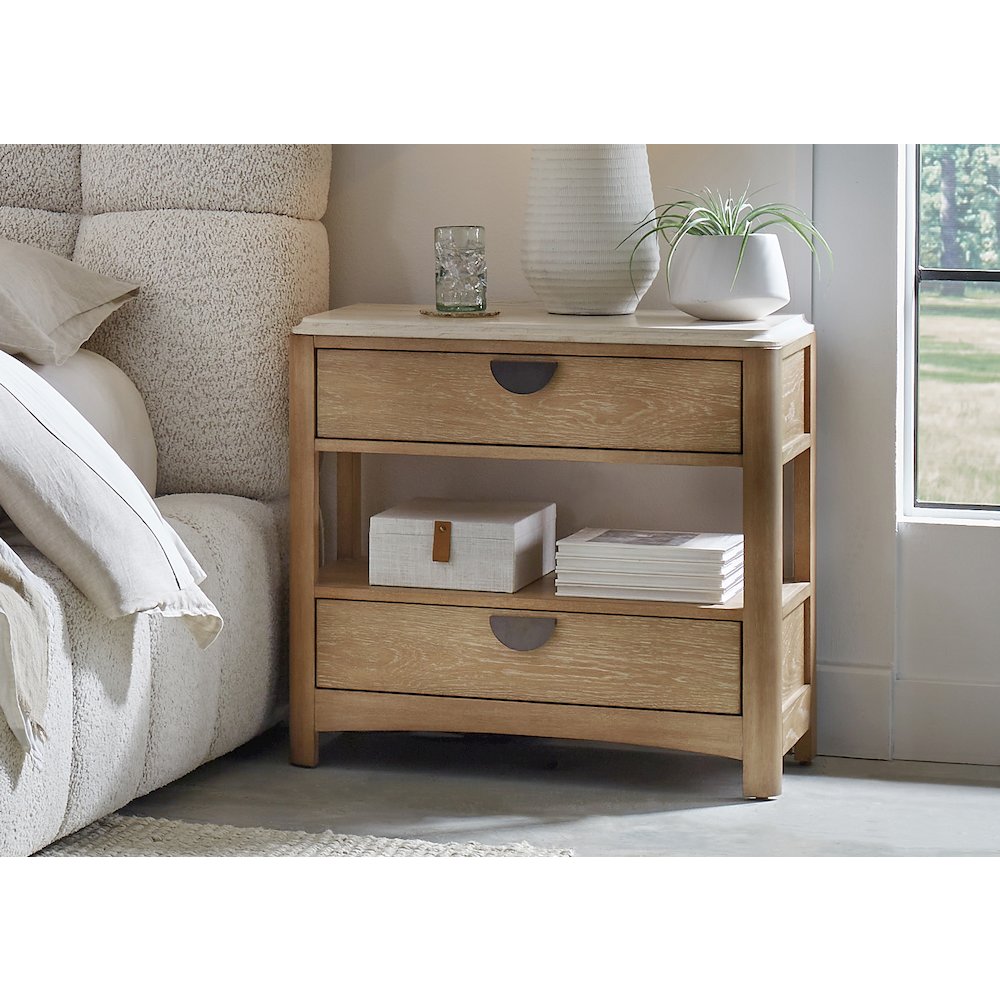 Bedroom 2 Drawer Nightstand