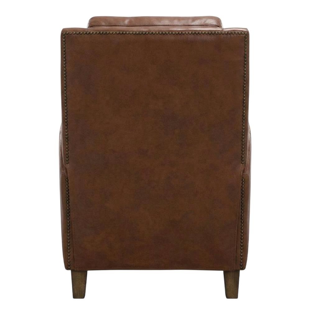 Chestnut Recliner Two Pack with Transitional Style and Comfortable Seating