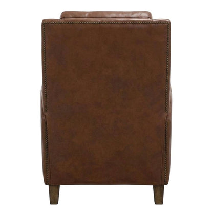 Chestnut Recliner Two Pack with Transitional Style and Comfortable Seating