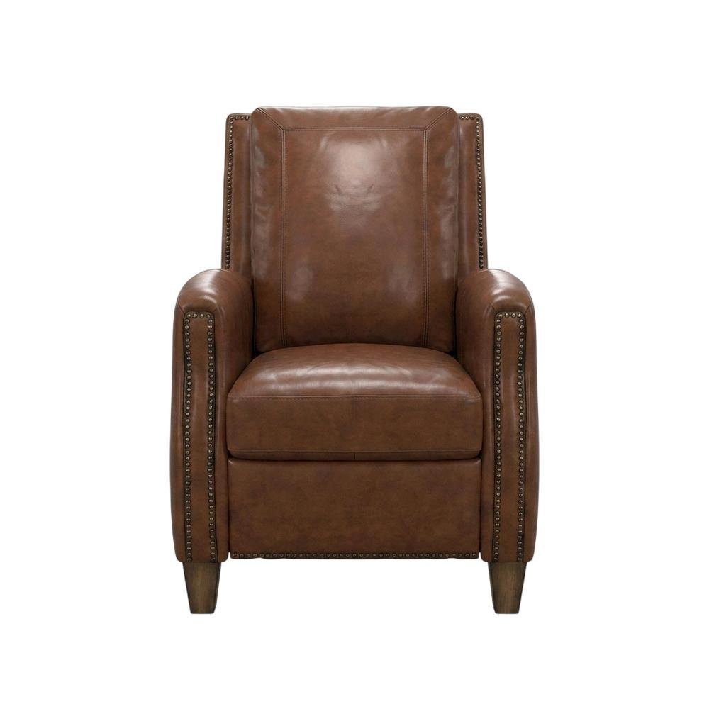 Chestnut Recliner Two Pack with Transitional Style and Comfortable Seating