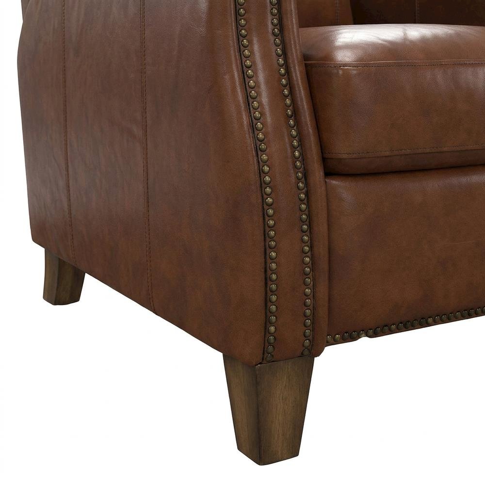 Chestnut Recliner Two Pack with Transitional Style and Comfortable Seating