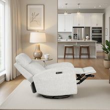 Beige Power Glider Recliner Glider Chair for Nursery, Modern Recliner