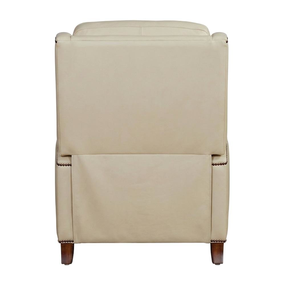 Pearl Glow Brown Manual Pushback Recliner with Comfortable Armrest