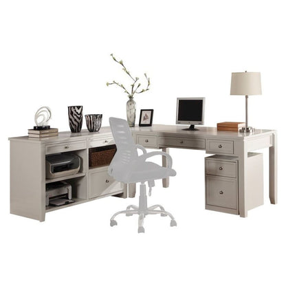 Boca L Shape Desk with Credenza and Lateral File