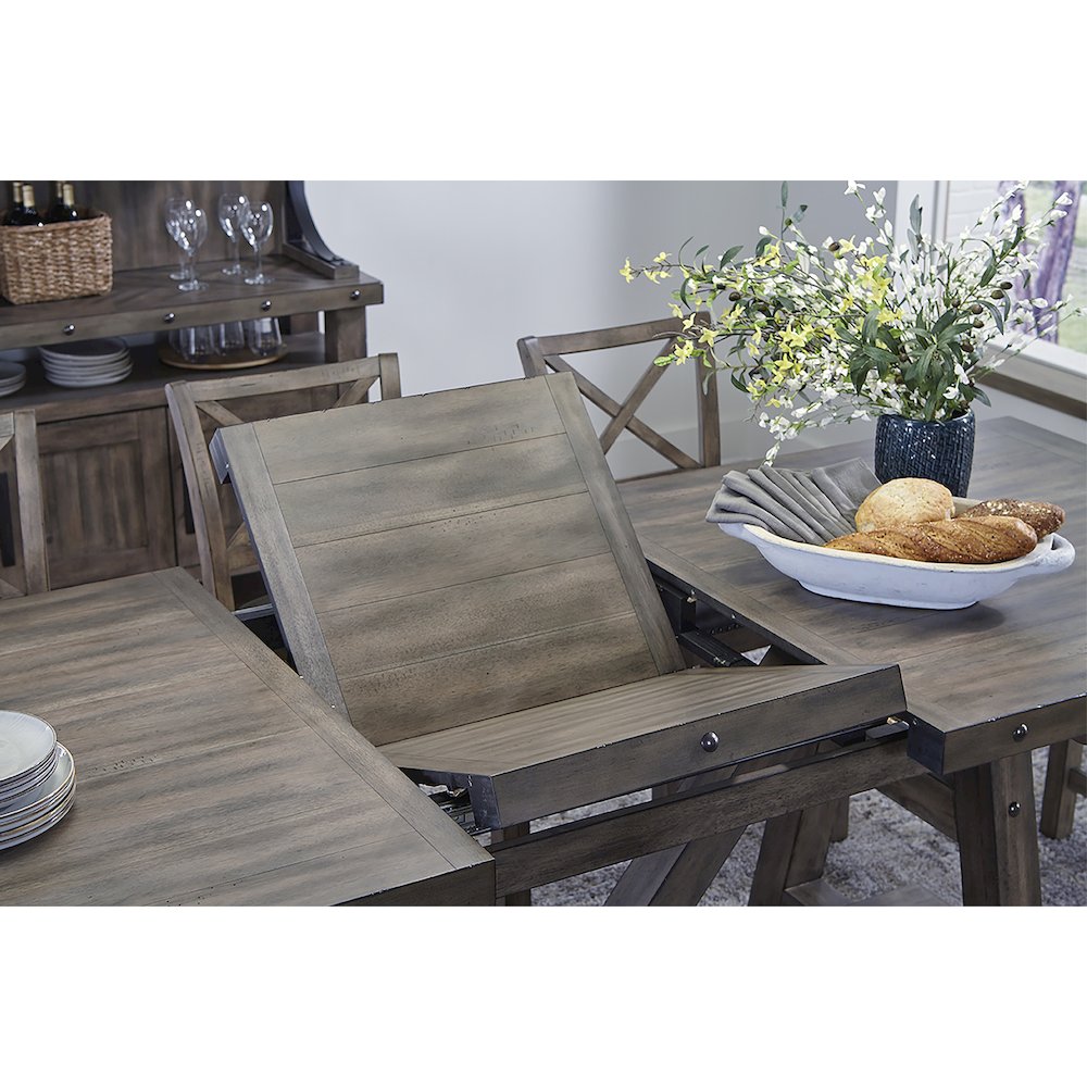 Lodge Dining Counter Height Extendable Dining Table
