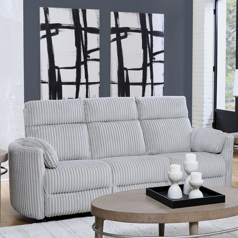 Radius - Mega Grey Power Reclining Sofa