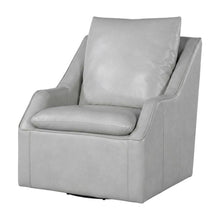 Grey Swivel Accent Chair with Traditional Design and Comfortable Seat