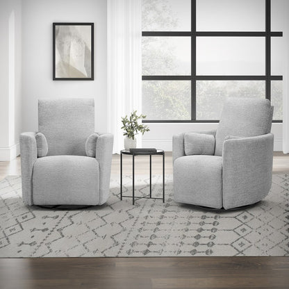 Turner Vincent Fog Manual Swivel Glider Recliner Two Pack