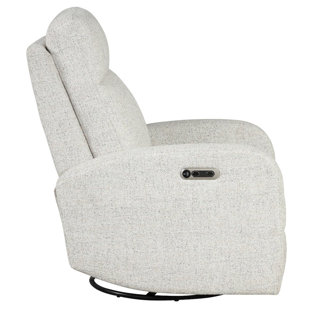 Thriller - Natural Beauty Quartz Power Swivel Glider Recliner Two Pack