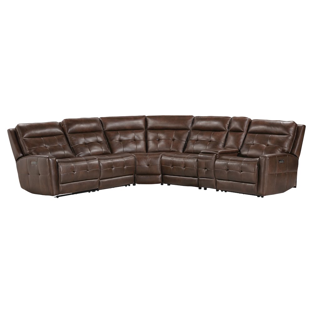 Canterbury - Acorn 6 Piece Zero Gravity Modular Power Reclining Sectional