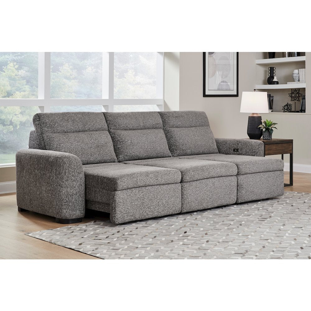 Kline Nightfall 3 Piece Modular Slider Sofa