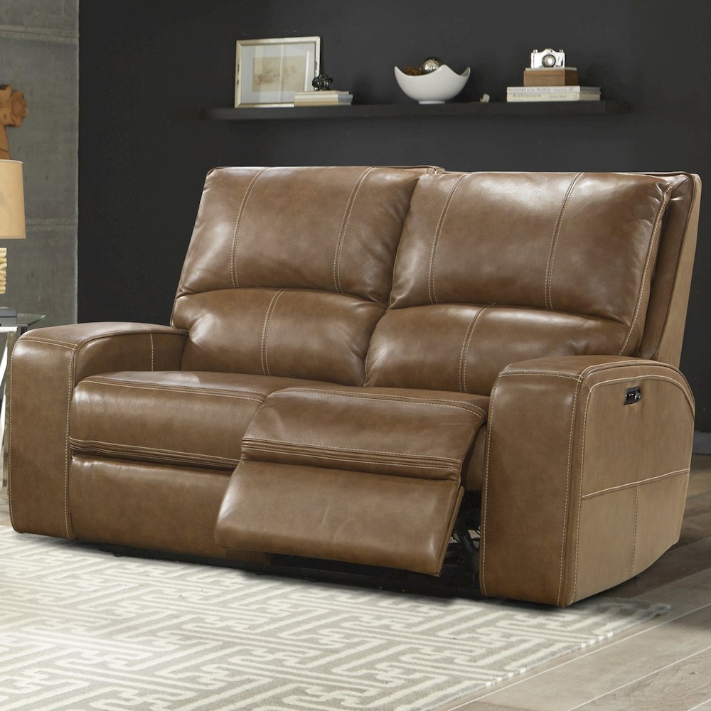 Swift - Bourbon Power Reclining Loveseat
